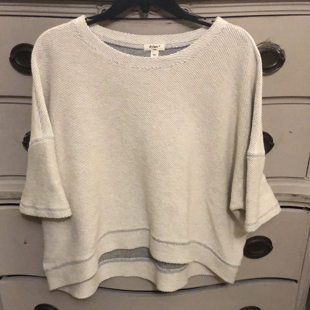 Dylan Hollister Raglan Drop Shoulder Short Sleeve Top L - Picture 3 of 11